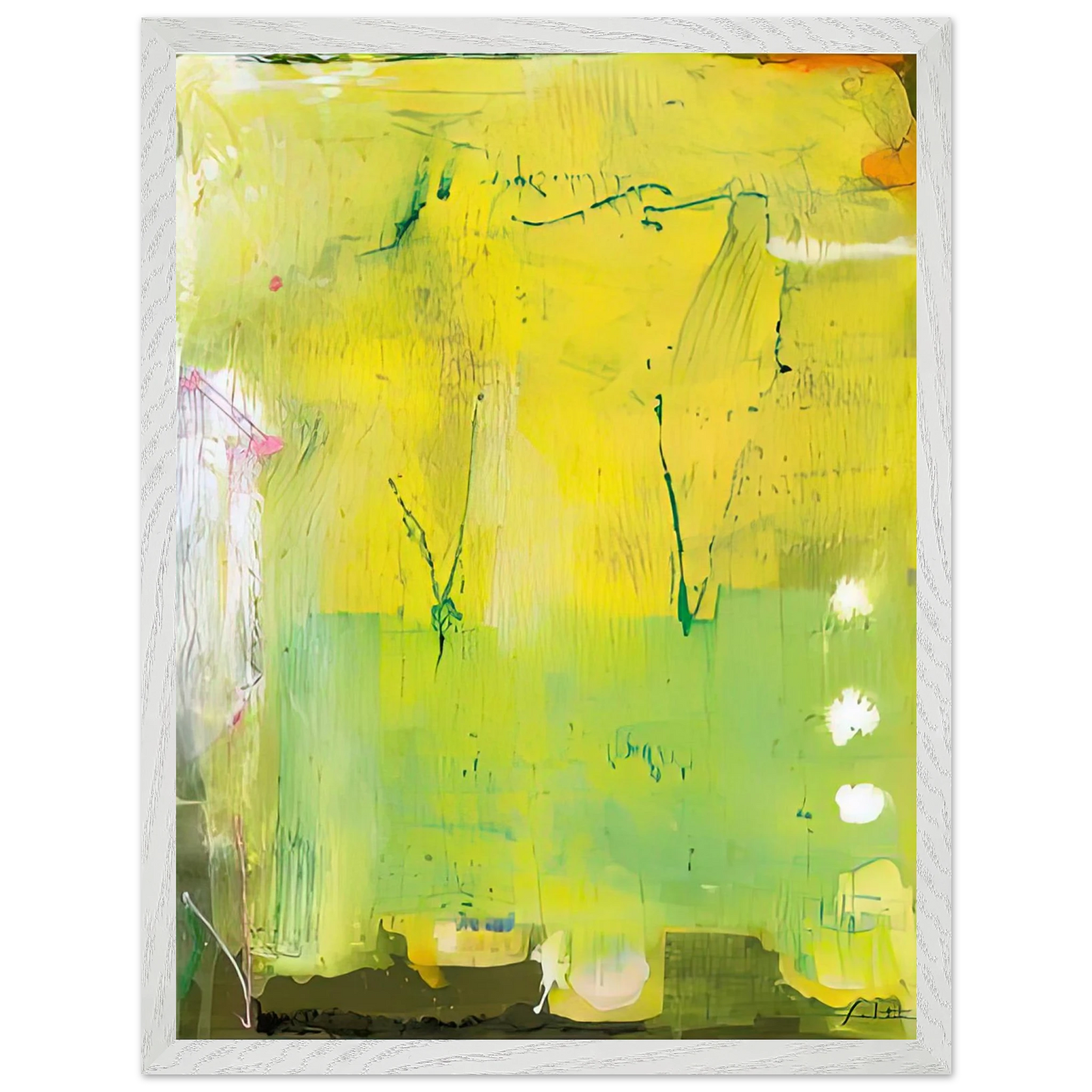 Helen Frankenthaler - The Rake’s Progress, 1991- Wall Art - 21x29.7 cm / 8x12" - Premium Wooden Framed Poster With Fine Art Paper - Black frame