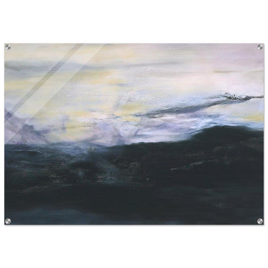 15 02 2001 2001 - Zao Wou-Ki Acrylic Print - 70x100 cm / 28x40″ inches