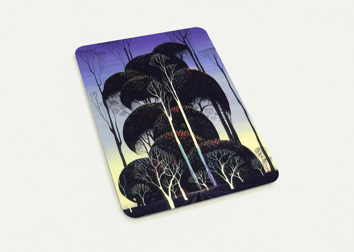 Forest Arabesque By Eyvind Earle Pack of 10 Post Cards | Eyvind Earle Post Cards | A6 (10.5 x 14.8 cm) - 4.1 x 5.8 inches