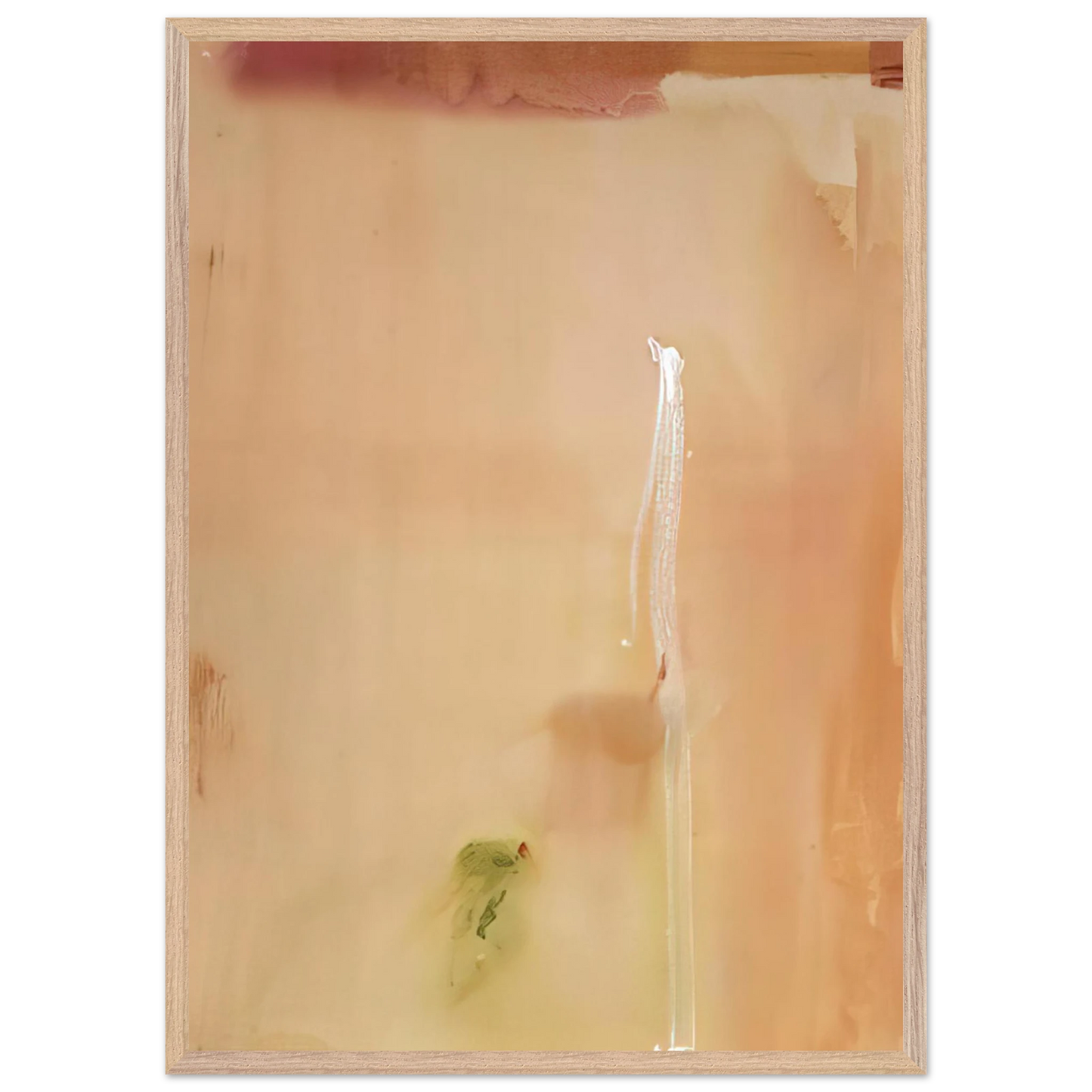 Helen Frankenthaler - Dawn Stroke - 1977 Wall art - 13x18 cm / 5x7 inches - Premium Wooden Framed Poster With Fine Art Paper - Black frame