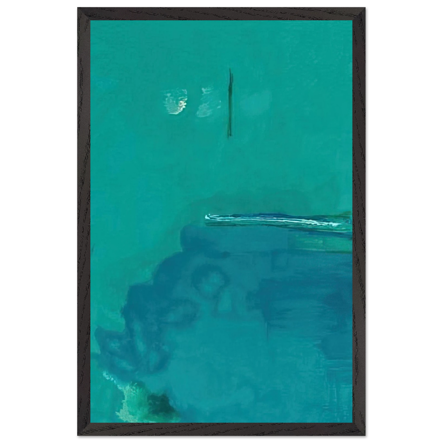 Helen Frankenthaler - Contentment Island - 2004 Wall art - 21x29.7 cm / 8x12" - Fine Art Poster - -