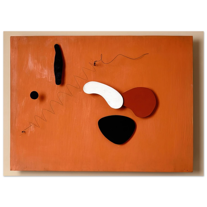 Alexander Calder - THE ORANGE PANEL 1936 Fine Art Poster