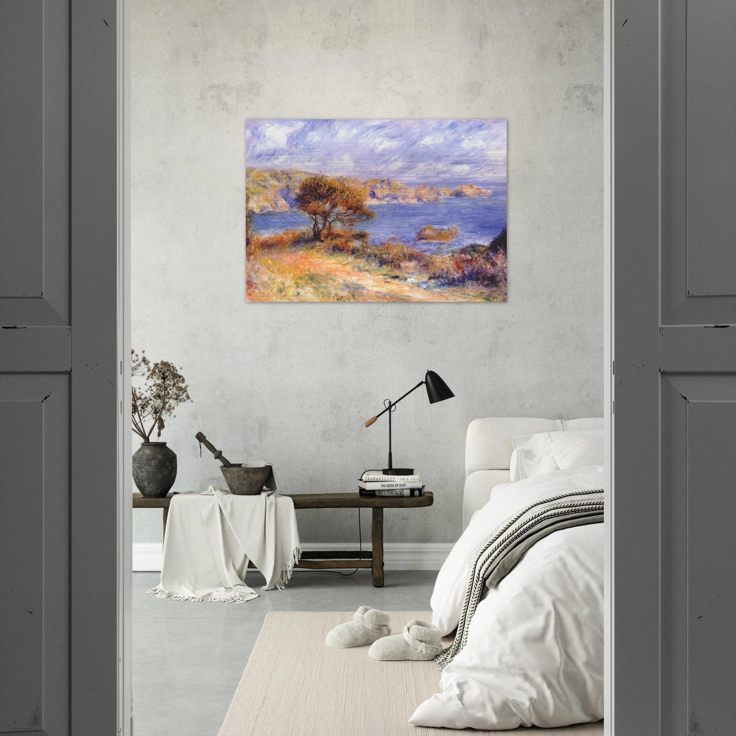 View at guernsey - Pierre-Auguste Renoir Brushed Aluminum Print - 70x100 cm / 28x40 inches | Pierre-Auguste Renoir Aluminum Print | Pierre-Auguste Renoir Prints