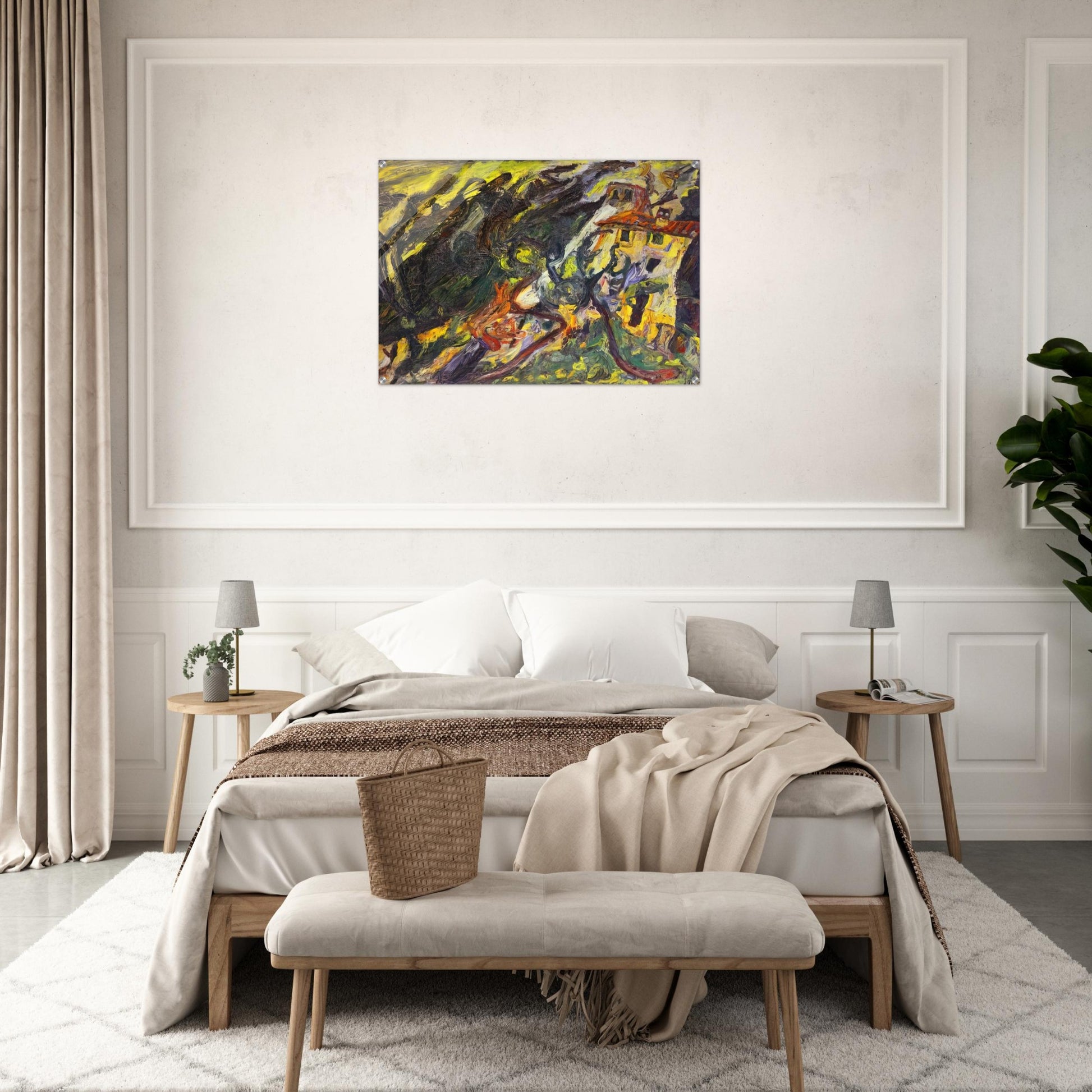 GORGE DE LOUP SUR VENCE - Chaim Soutine Acrylic Print - 70x100 cm / 28x40″ inches | Chaim Soutine Wall Art | Chaim Soutine Prints