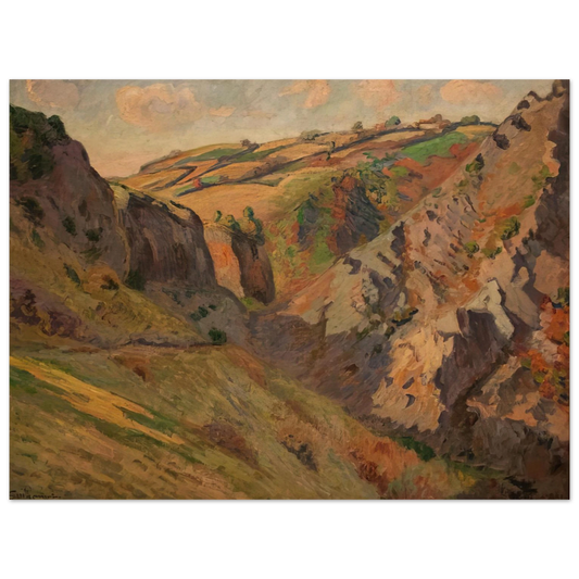 Armand Guillaumin - Caves Prunal near Pontgibaud Auvergne Fine Art Poster - Default Title