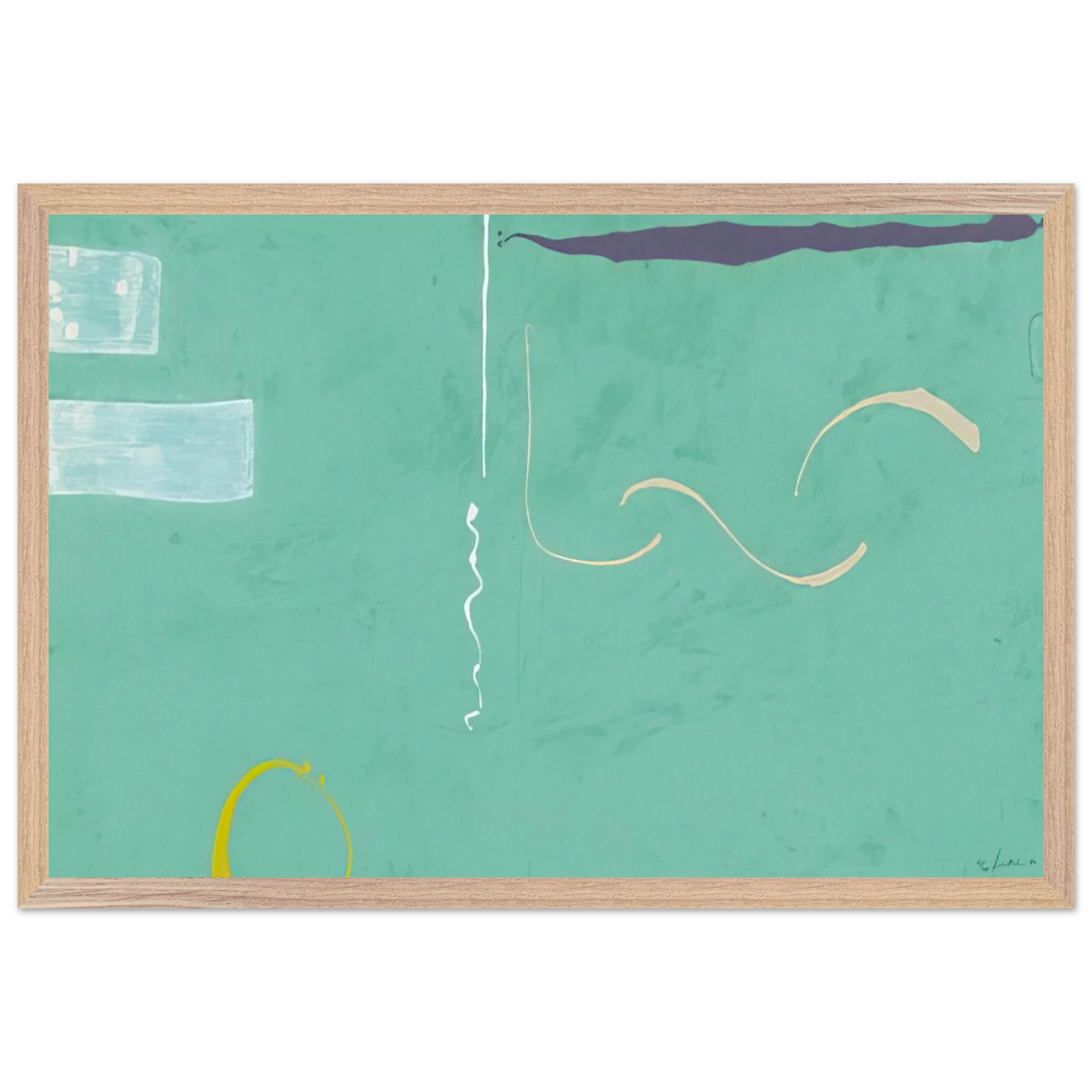 Helen Frankenthaler - Tahiti - 1989 Wall art - 27x35 cm / 11x14 inches - Fine Art Poster - -