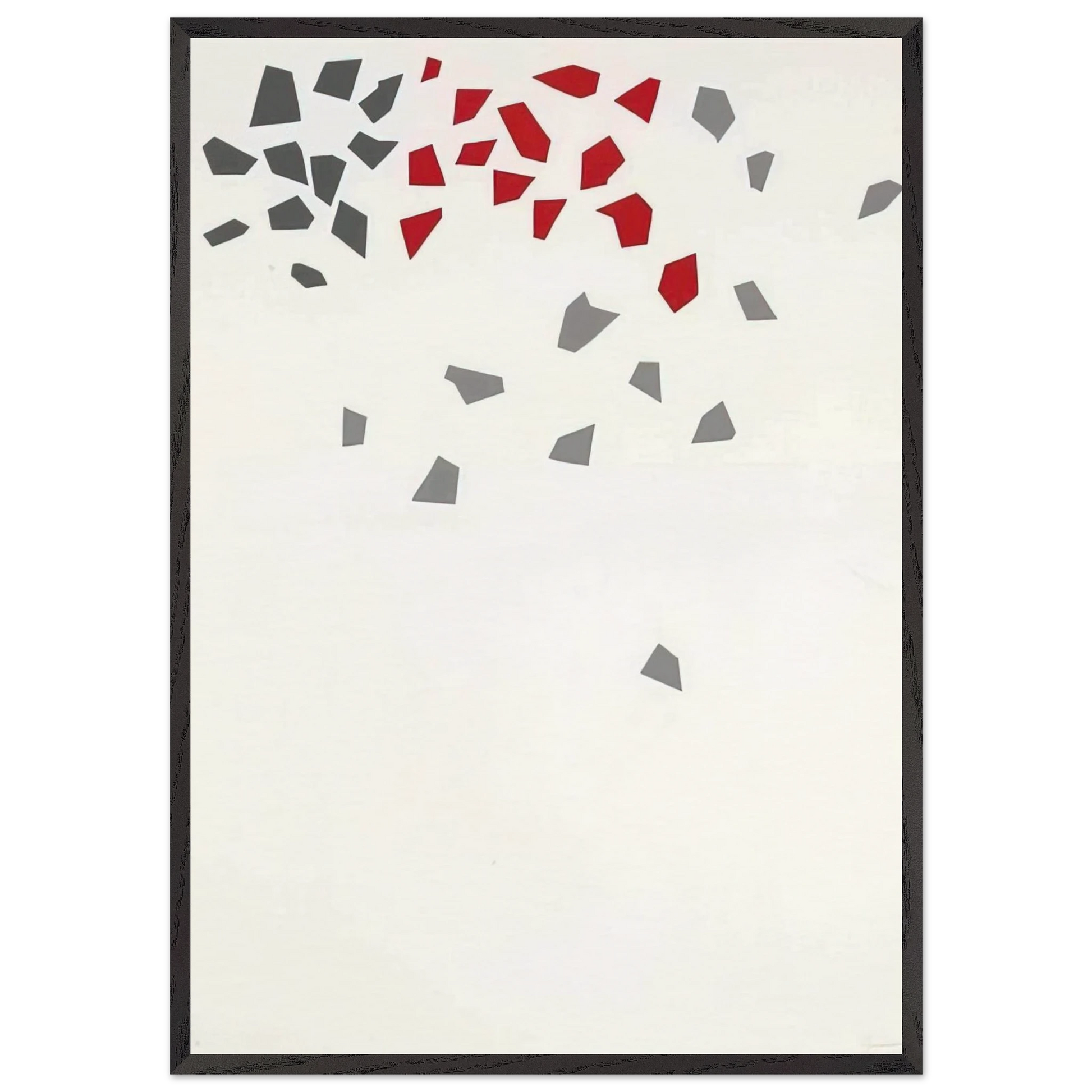 Untitled - 1968 N1 - Robert Goodnough Framed Art Print – Black Wooden Frame - Default Title - -Framed Art Print