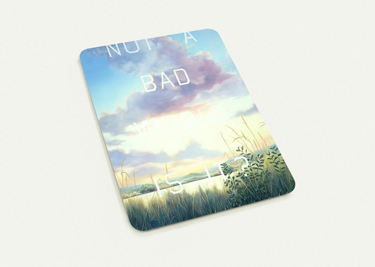 NOT A BAD WORLD IS IT 1984 By Edward Ruscha Pack of 10 Post Cards | Edward Ruscha Post Cards | A6 (10.5 x 14.8 cm) - 4.1 x 5.8 inches