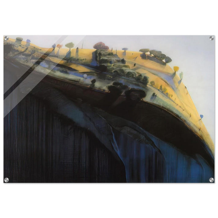 Coloma Ridge - 1968 - Wayne Thiebaud Acrylic Print - 70x100 cm / 28x40″ inches