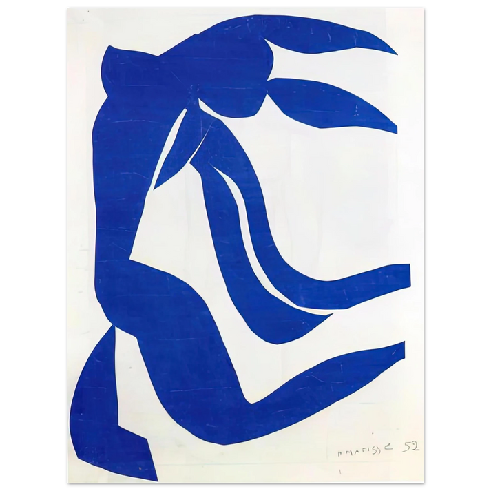 Henri Matisse - THE FLOWING HAIR 1952  75x100 cm / 30x40inches Fine Art Poster