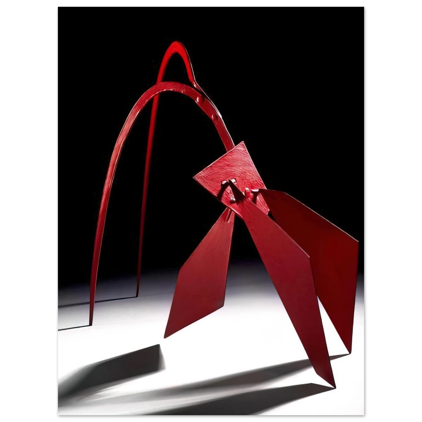 Alexander Calder - MAQUETTE FOR FLAMINGO 1972 Fine Art Poster - 13x18 cm / 5x7 inches