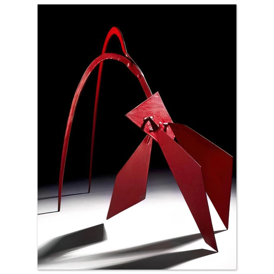 Alexander Calder - MAQUETTE FOR FLAMINGO 1972 Fine Art Poster - 13x18 cm / 5x7 inches