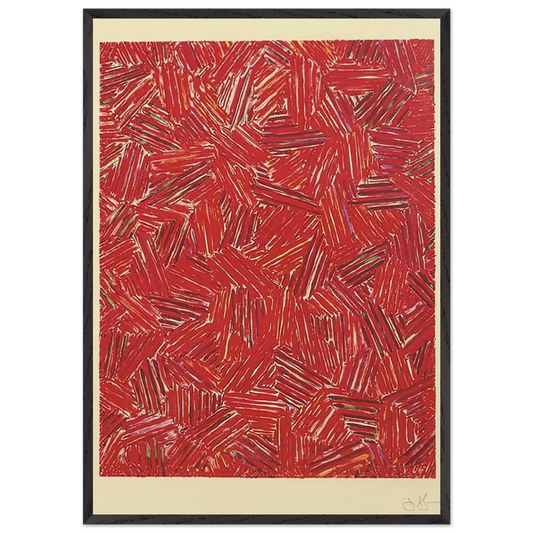 CICADA ULAE 219 - Jasper Johns Framed Art Print – Black Wooden Frame - Default Title - -Framed Art Print