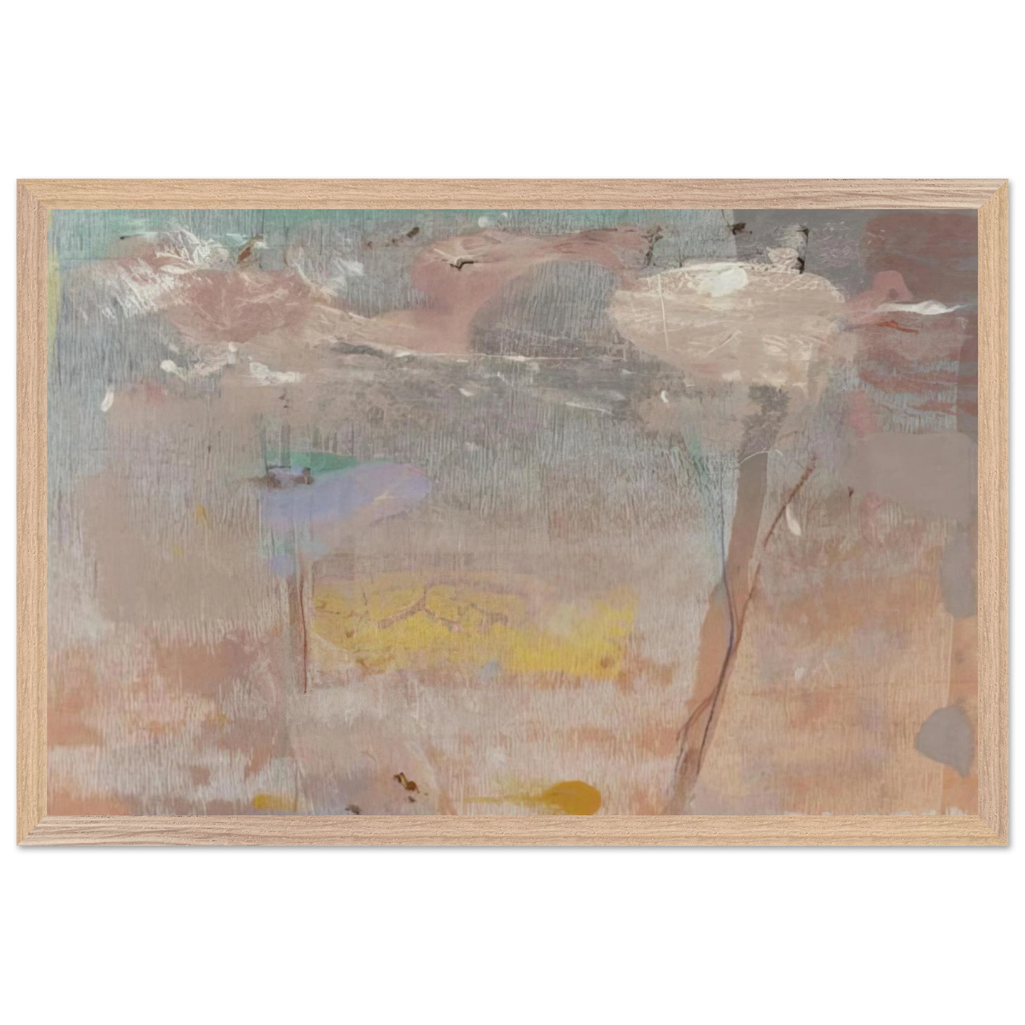 Helen Frankenthaler - Monotype I - 1981 Wall art - 27x35 cm / 11x14 inches - Fine Art Poster - -