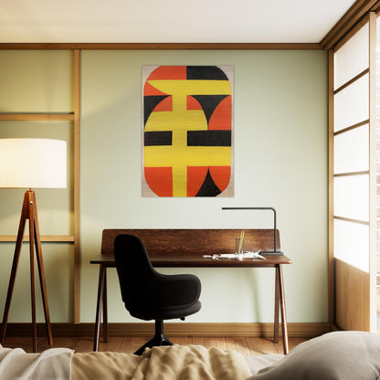 Siete - 1949 - Carmen Herrera Brushed Aluminum Print - 70x100 cm / 28x40 inches | Carmen Herrera Aluminum Print | Carmen Herrera Prints