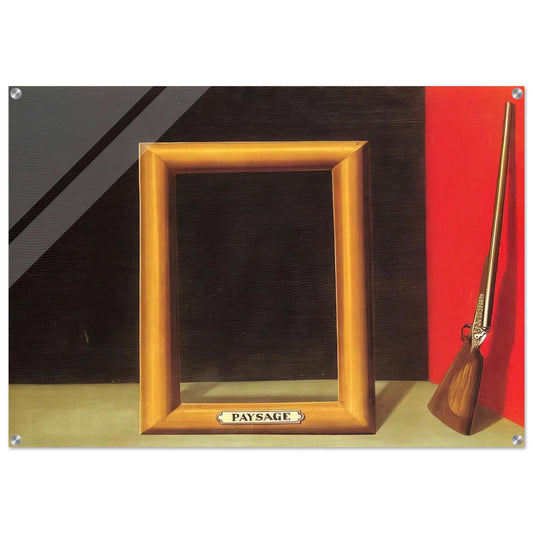 THE DELIGHTS OF LANDSCAPE 1928 - Rene Magritte Acrylic Print - 70x100 cm / 28x40″ inches