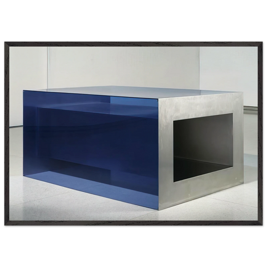 Untitled - 1968 N4 - Donald Judd Framed Art Print – Black Wooden Frame - Default Title - -Framed Art Print