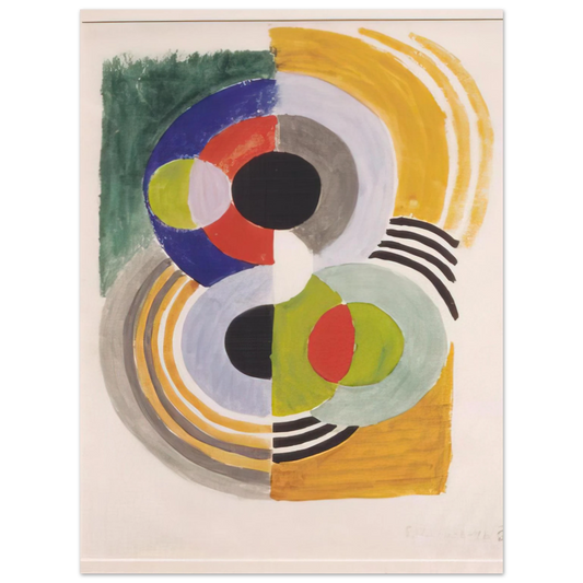 Sonia Delaunay - COMPOSITION WITH DISCS Fine Art Poster - Default Title