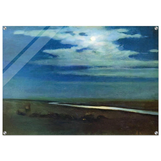 Night - Arkhyp Kuindzhi Acrylic Print - 70x100 cm / 28x40″ inches