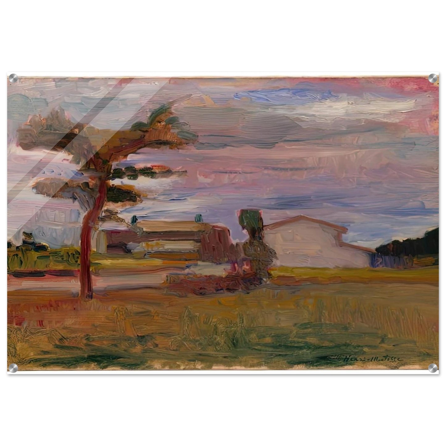 CORSICAN LANDSCAPE 1898 - Henri Matisse Acrylic Print - 70x100 cm / 28x40″ inches