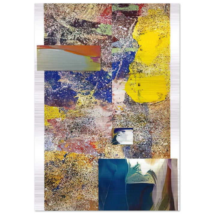 Remembering Girls Ajar - Sam Gilliam Brushed Aluminum Print - 70x100 cm / 28x40 inches | Sam Gilliam Aluminum Print | Sam Gilliam Prints