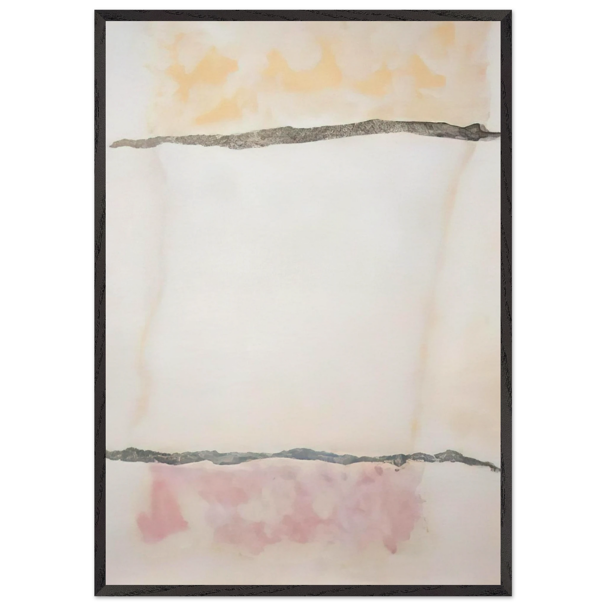 Infinity Field Lefkada Series 3 - 1978 - Theodoros Stamos Framed Art Print – Black Wooden Frame - Default Title - -Framed Art Print