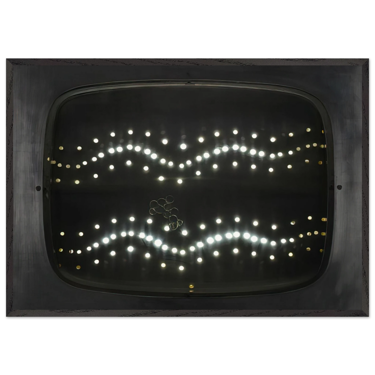 Televisor hidraulizado 1 - 1956 - Gyula Kosice Framed Art Print – Black Wooden Frame - Default Title - -Framed Art Print