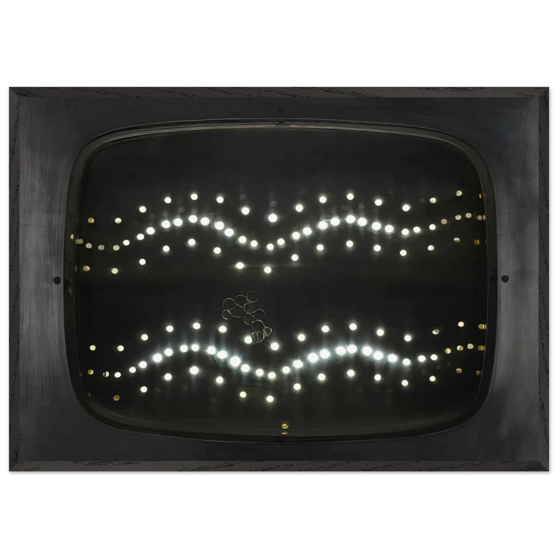 Televisor hidraulizado 1 - 1956 - Gyula Kosice Framed Art Print – Black Wooden Frame - Default Title - -Framed Art Print