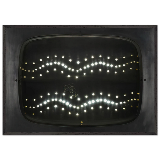 Televisor hidraulizado 1 - 1956 - Gyula Kosice Framed Art Print – Black Wooden Frame - Default Title - -Framed Art Print