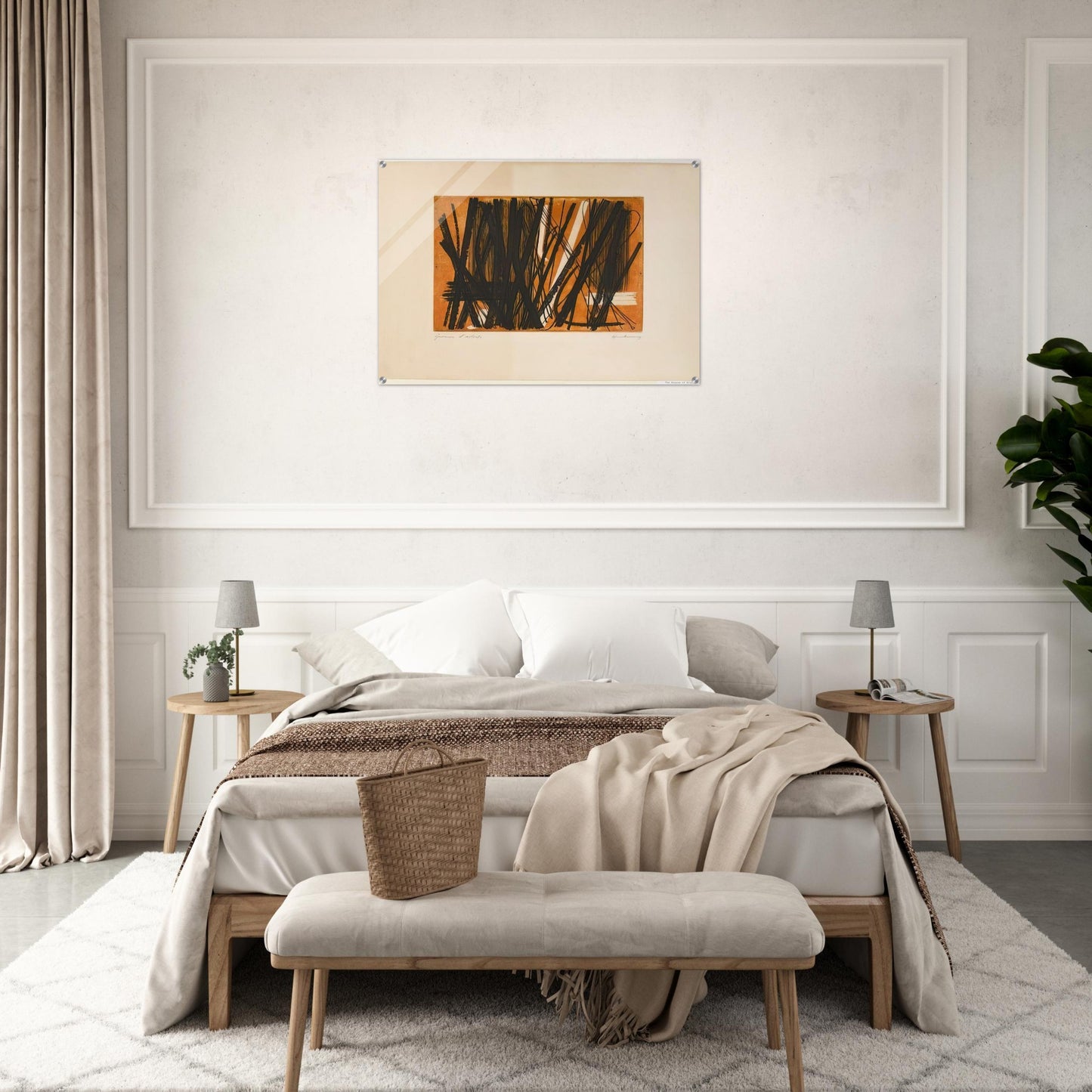 Etching #5 - 1953 - Hans Hartung Acrylic Print - 70x100 cm / 28x40″ inches | Hans Hartung Wall Art | Hans Hartung Prints