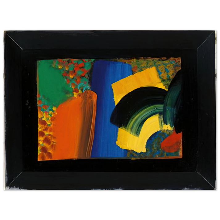 Howard Hodgkin - Patrick Caulfield in Italy - 1992  75x100 cm / 30x40inches Fine Art Poster