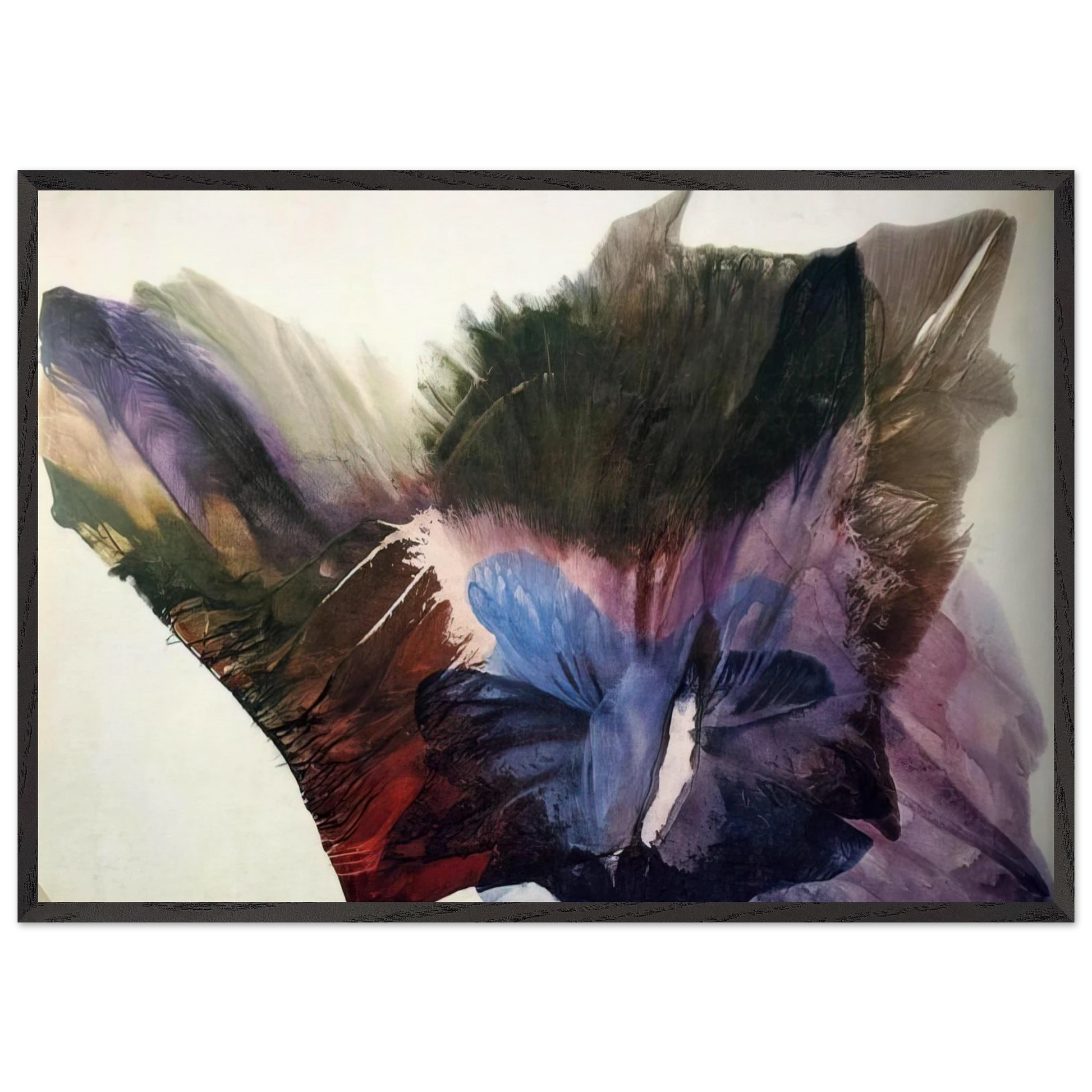 Phenomena Over the Cusp - Paul Jenkins Framed Art Print – Black Wooden Frame - Default Title - -Framed Art Print