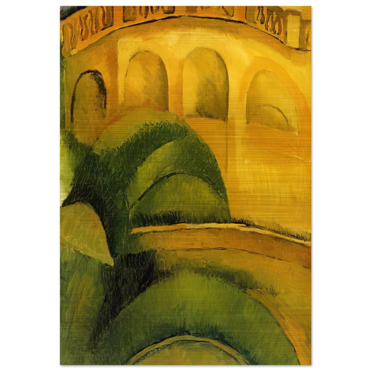 ARCADES AT L ESTAQUE 1908 - Raoul Dufy Brushed Aluminum Print - 70x100 cm / 28x40 inches | Raoul Dufy Aluminum Print | Raoul Dufy Prints
