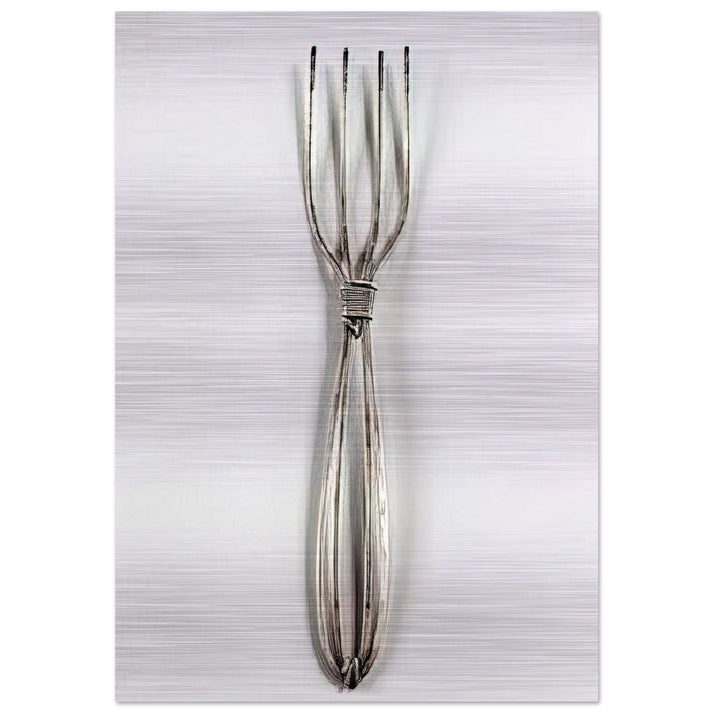 FORK 1940 - Alexander Calder Brushed Aluminum Print - 70x100 cm / 28x40 inches | Alexander Calder Aluminum Print | Alexander Calder Prints