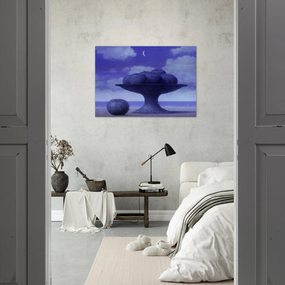 THE GREAT TABLE - Rene Magritte Brushed Aluminum Print - 70x100 cm / 28x40 inches | Rene Magritte Aluminum Print | Rene Magritte Prints