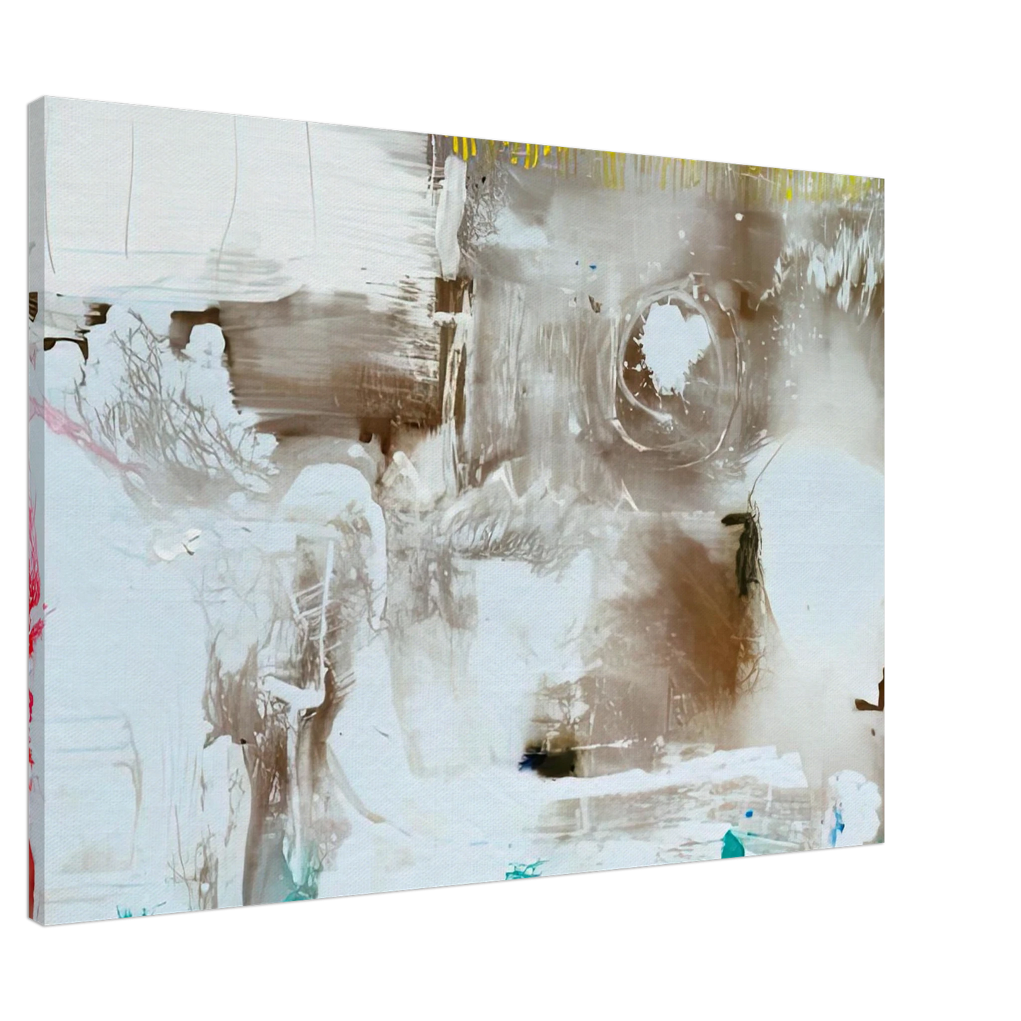 Helen Frankenthaler - Arctic Thaw, 1990- Wall Art - 60x80 cm / 24x32 inches - Premium Wooden Framed Poster With Fine Art Paper - Black frame