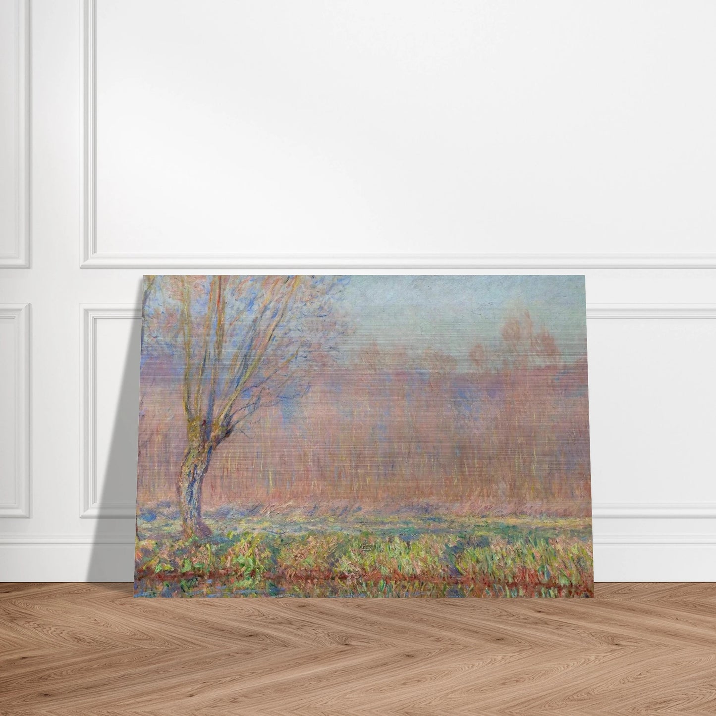 The Willows - claude monet Brushed Aluminum Print - 70x100 cm / 28x40 inches | claude monet Aluminum Print | claude monet Prints