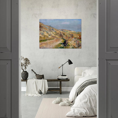 The Road to Giverny - claude monet Brushed Aluminum Print - 70x100 cm / 28x40 inches | claude monet Aluminum Print | claude monet Prints