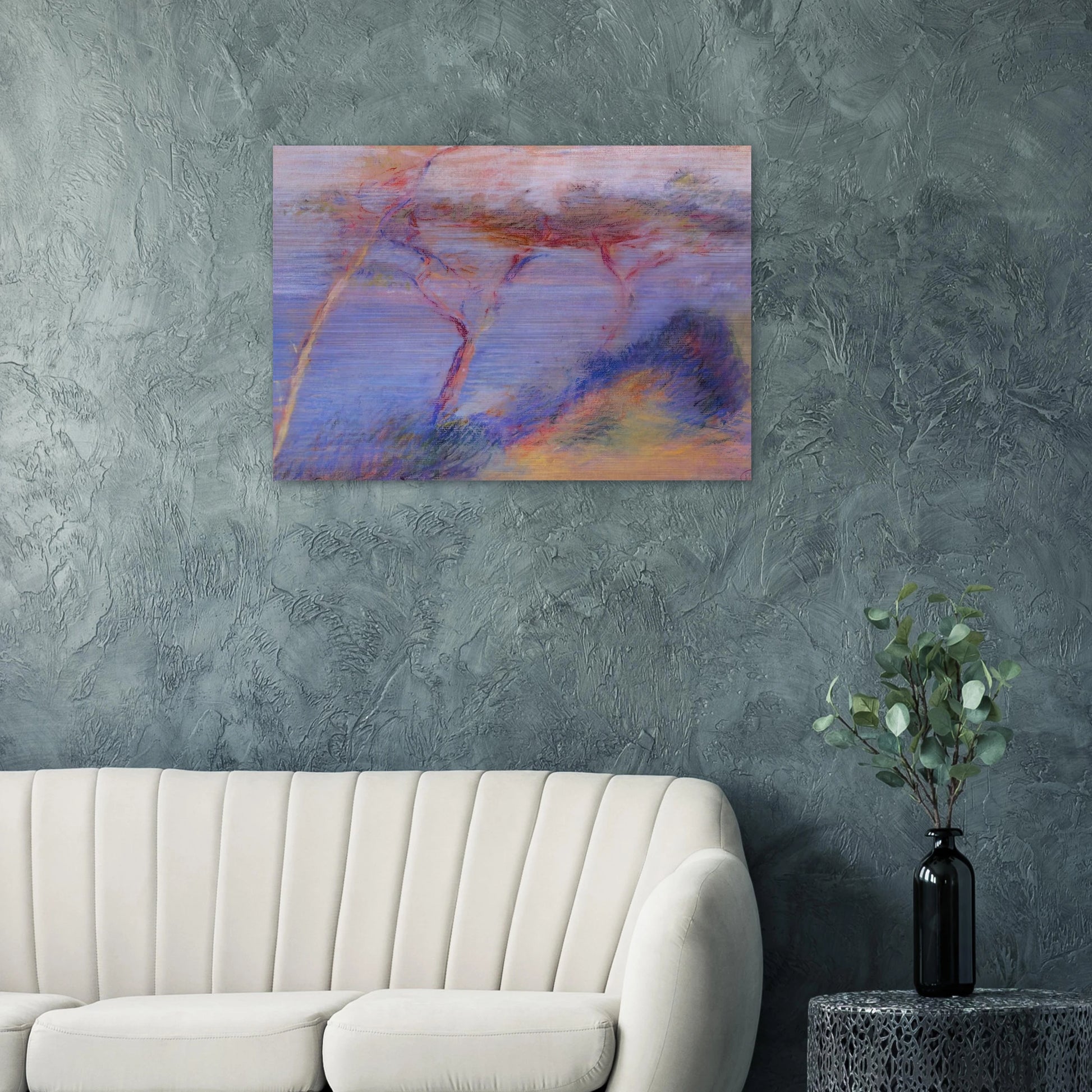 Landscape - Henri-Edmond Cross Brushed Aluminum Print - 70x100 cm / 28x40 inches | Henri-Edmond Cross Aluminum Print | Henri-Edmond Cross Prints