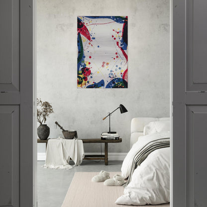 Sulfur Water - Sam Francis Brushed Aluminum Print - 70x100 cm / 28x40 inches | Sam Francis Aluminum Print | Sam Francis Prints