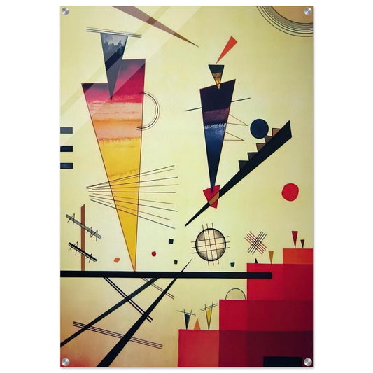 MERRY STRUCTURE 1926 - Wassily Kandinsky Acrylic Print - 70x100 cm / 28x40″ inches