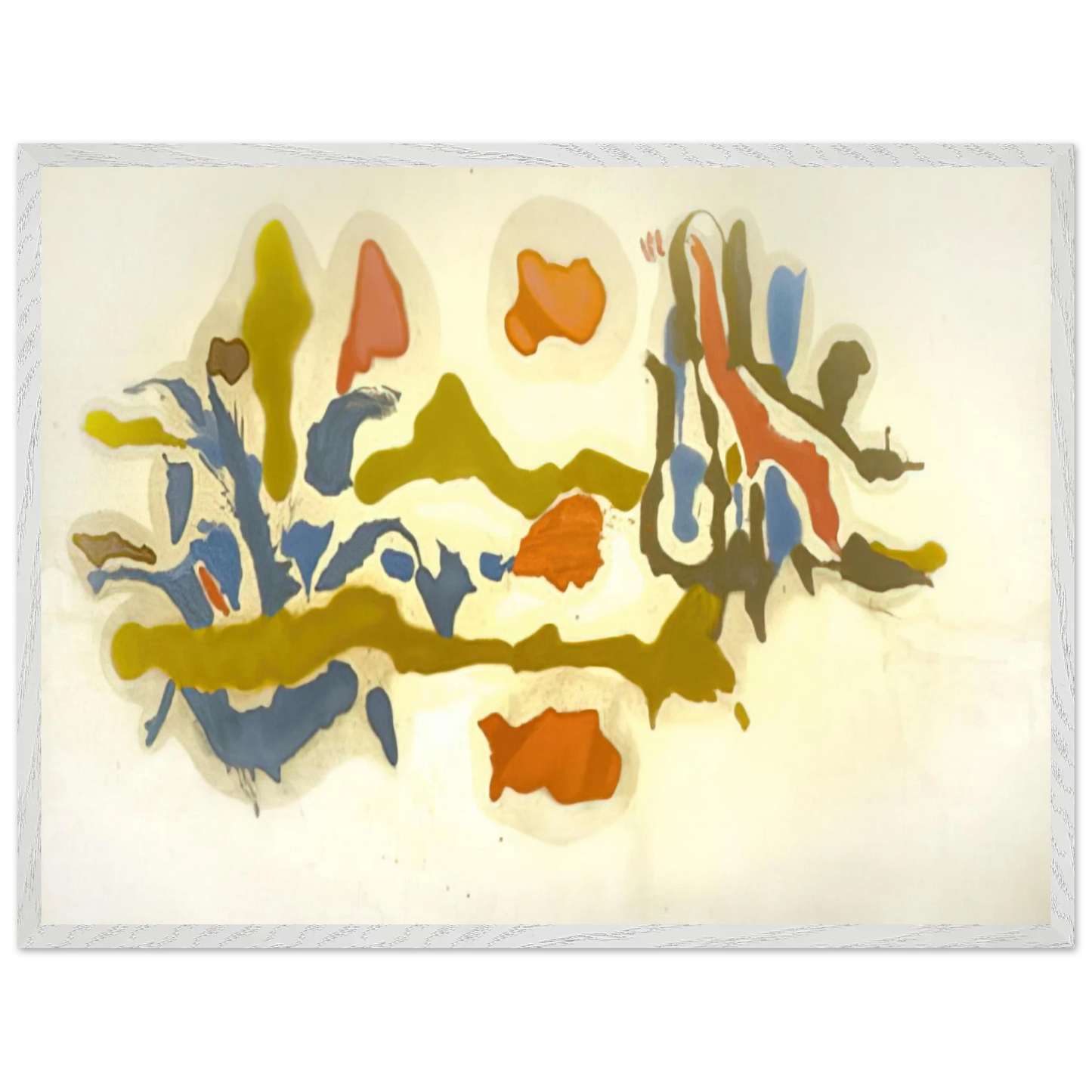 Helen Frankenthaler - Seascape with Dunes - 1962 Wall art - 60x80 cm / 24x32 inches - Fine Art Poster - -