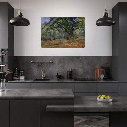 The Bodmer Oak, Fontainebleau - claude monet Acrylic Print - 70x100 cm / 28x40″ inches