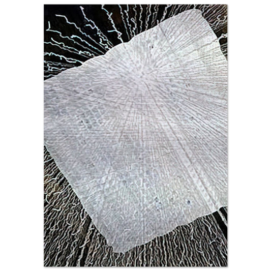 CLOUD SERIES V 1978 - Lenore Tawney Brushed Aluminum Print - 70x100 cm / 28x40 inches | Lenore Tawney Aluminum Print | Lenore Tawney Prints