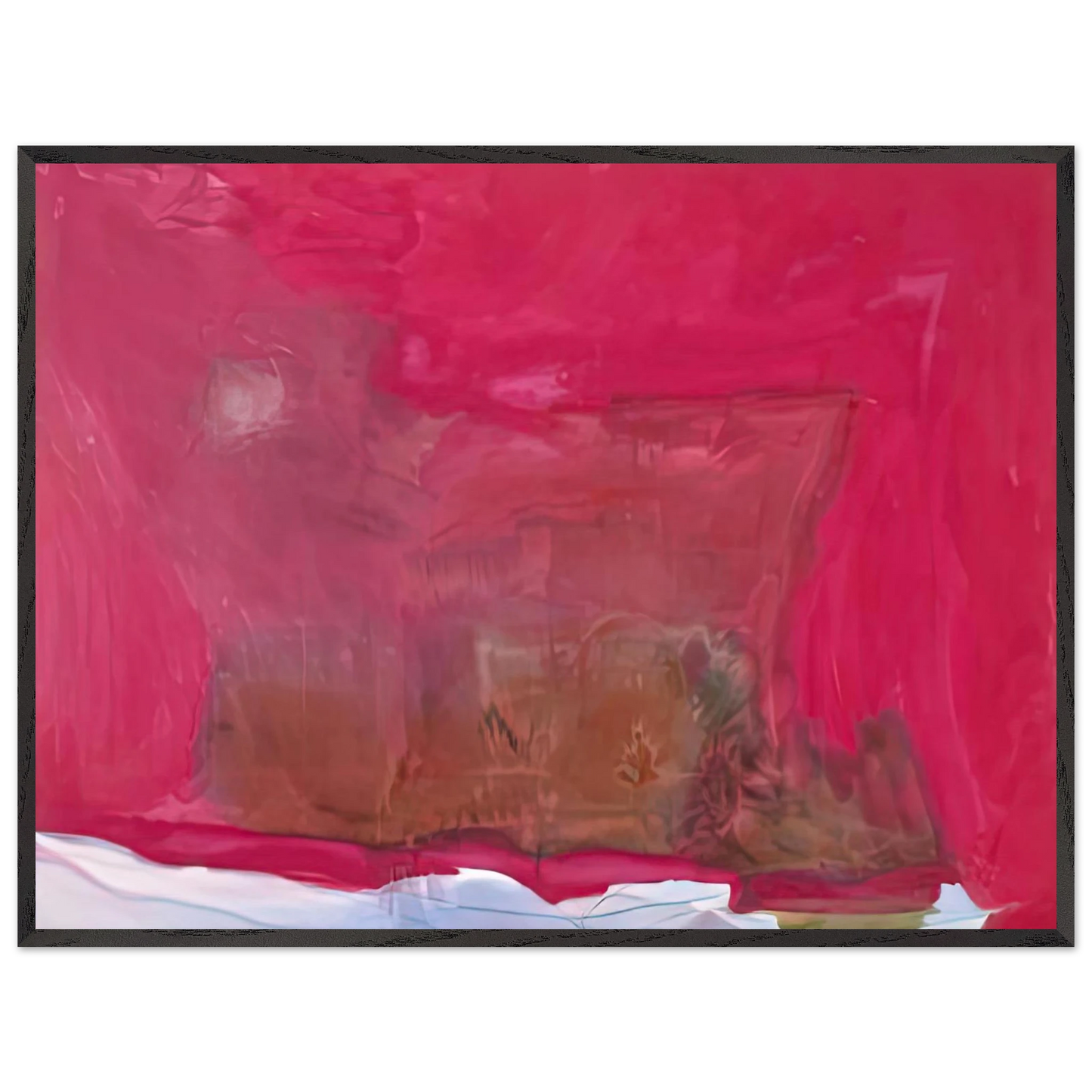 Helen Frankenthaler - Renaissance, 1971- Wall Art - 60x80 cm / 24x32 inches - Premium Wooden Framed Poster With Fine Art Paper - Black frame