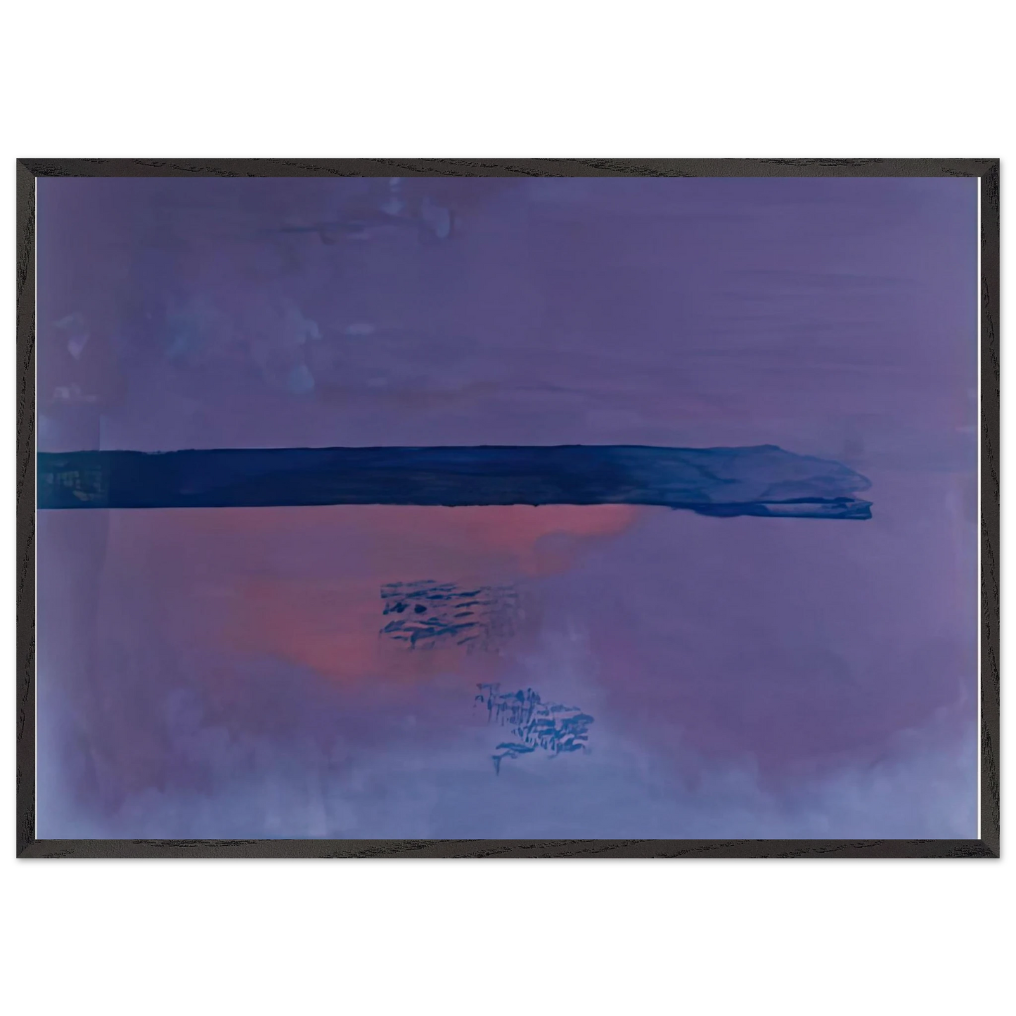 Ebbing 2002- - Helen Frankenthaler Framed Art Print – Black Wooden Frame - Default Title - -Framed Art Print