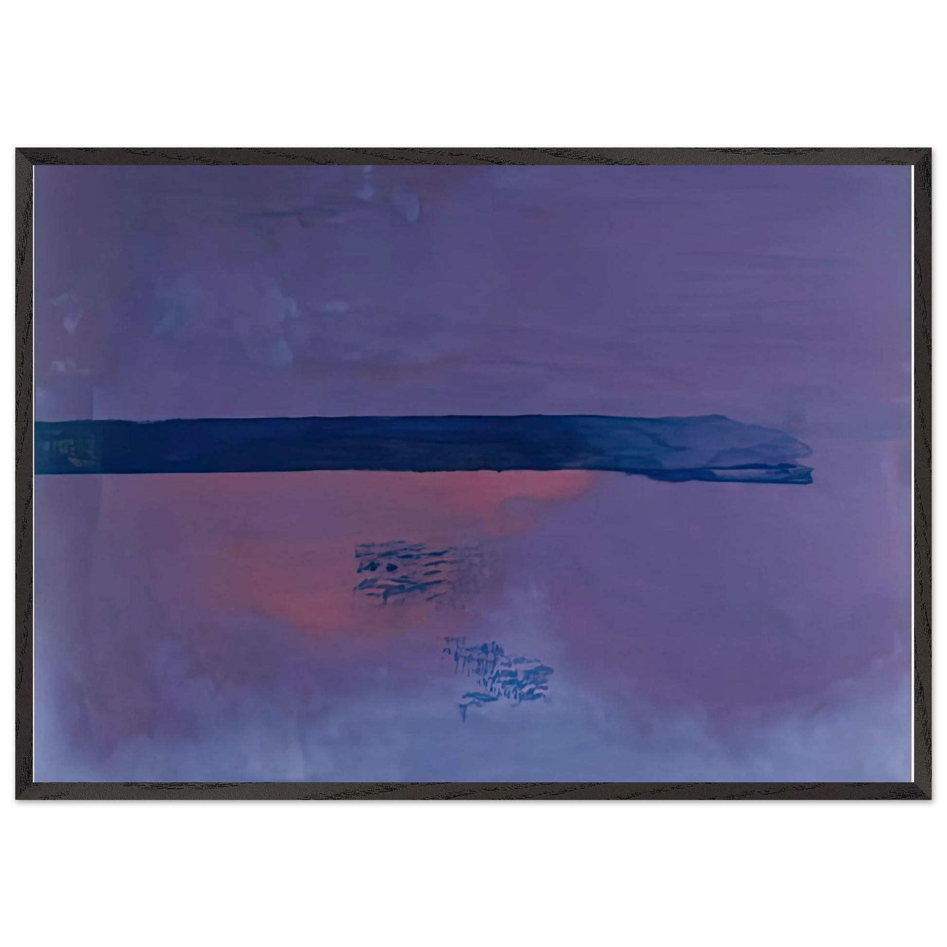 Ebbing 2002- - Helen Frankenthaler Framed Art Print – Black Wooden Frame - Default Title - -Framed Art Print