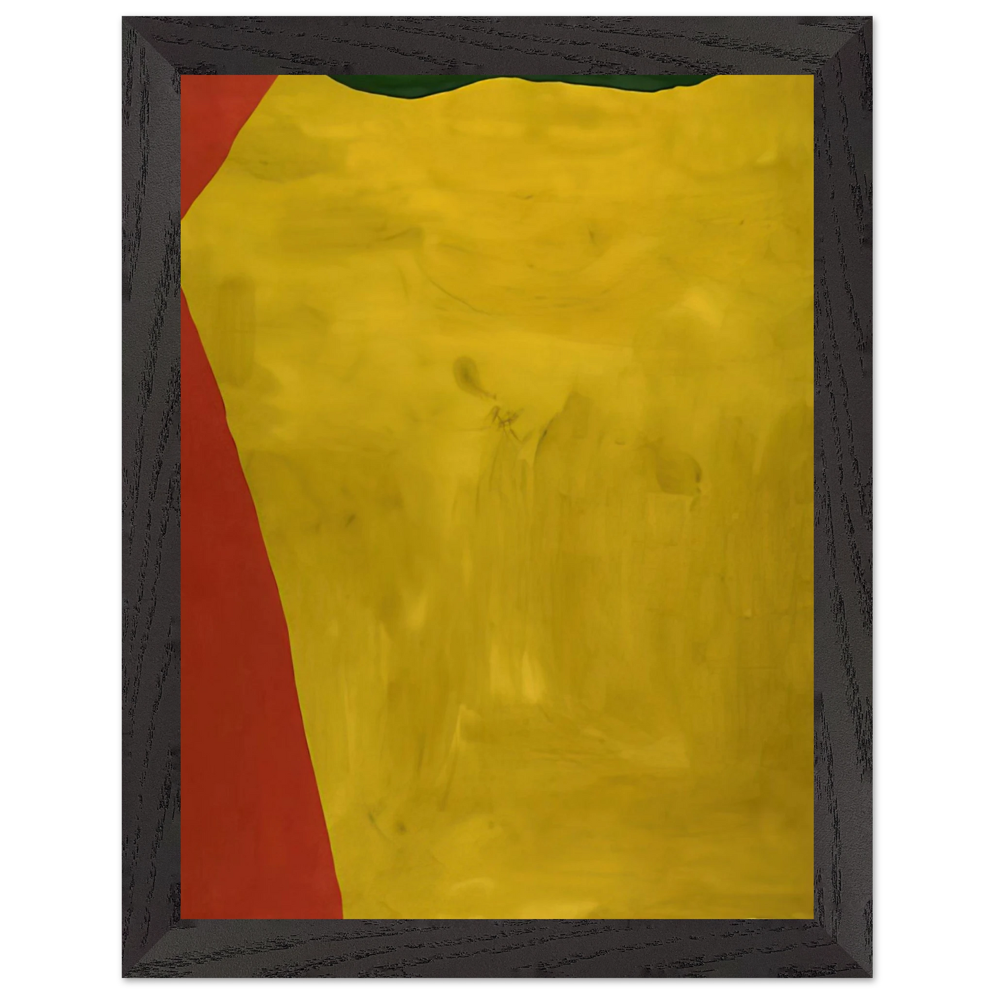 Helen Frankenthaler - Blessing of the Fleet - 1969 Wall art - 30x40 cm / 12x16 inches - Premium Wooden Framed Poster With Fine Art Paper - Black frame