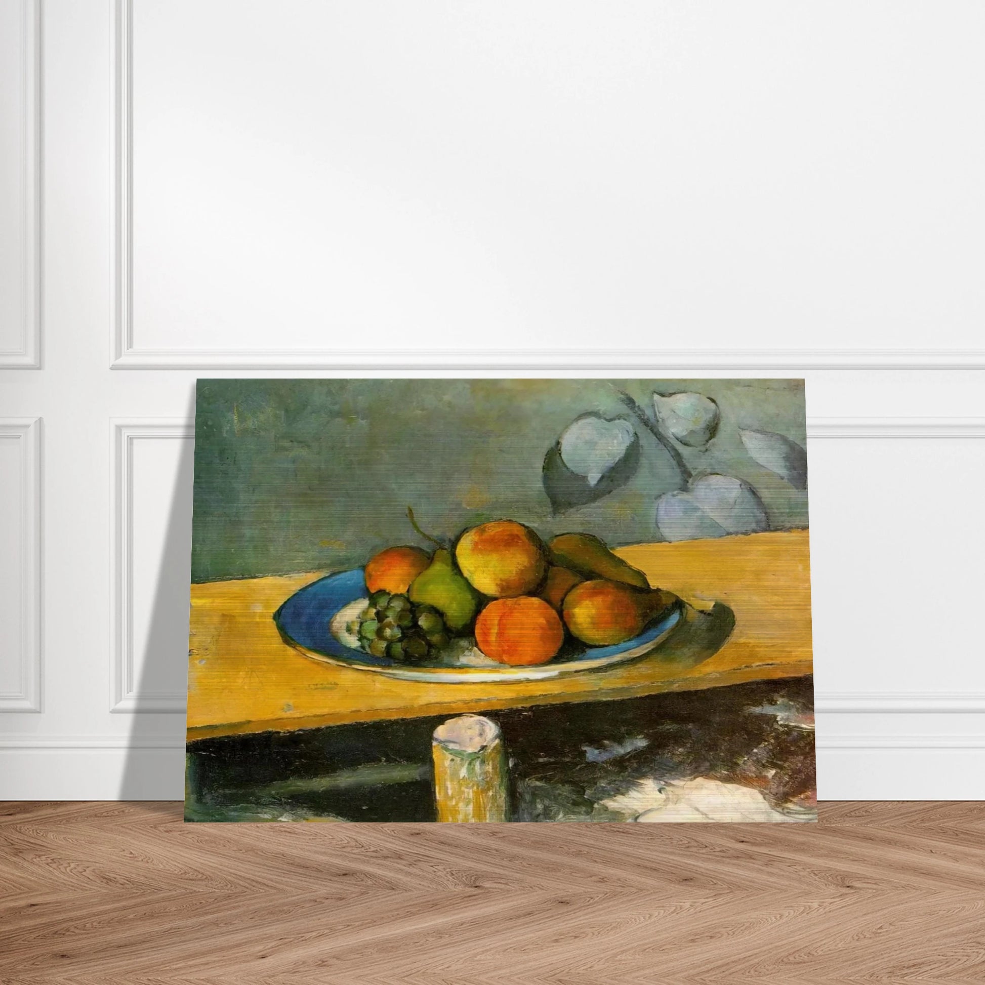 Apples, Pears and Grapes - Paul Cézanne Brushed Aluminum Print - 70x100 cm / 28x40 inches | Paul Cézanne Aluminum Print | Paul Cézanne Prints