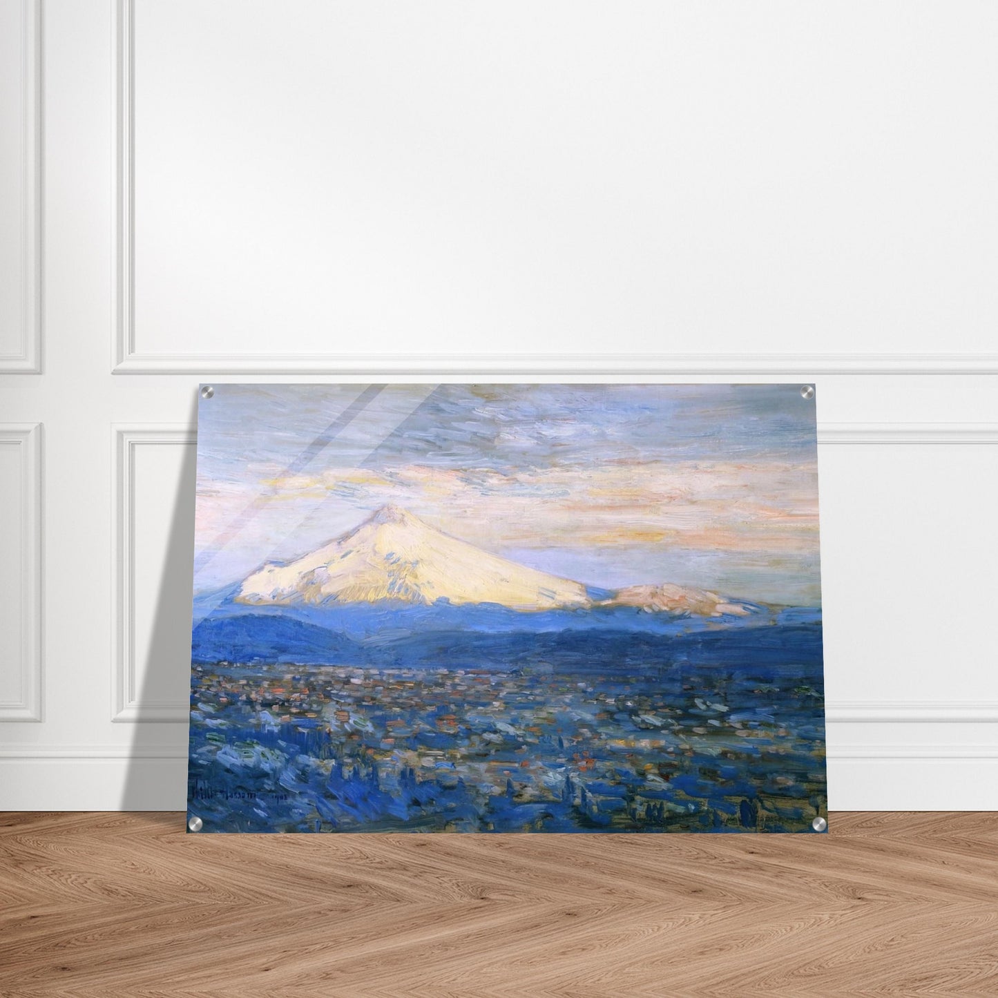 Mount Hood - Childe Hassam Acrylic Print - 70x100 cm / 28x40″ inches